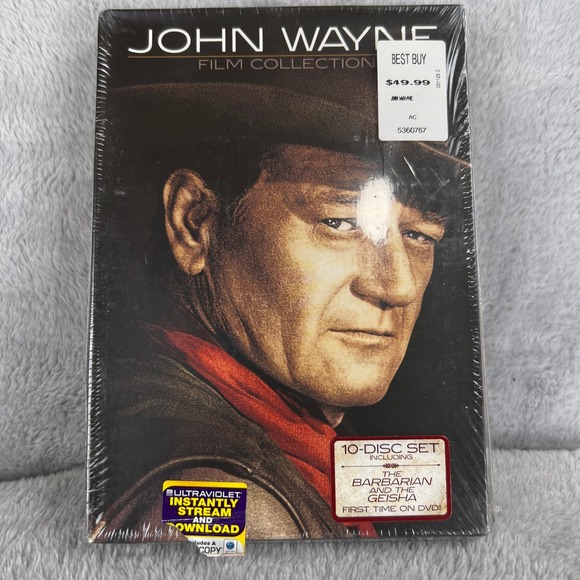 Other - ohn Wayne 10-Movie Collection DVD Box Set New Sealed Classic Western Film